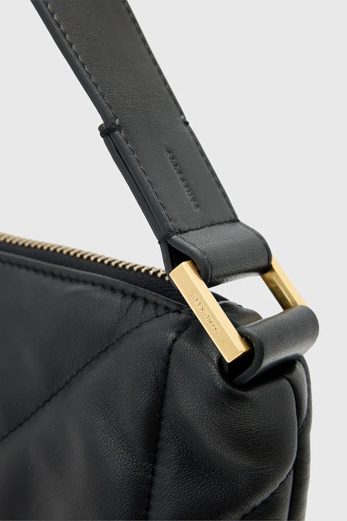 Doplnky Kožená kabelka AllSaints EDBURY W345XD čierna