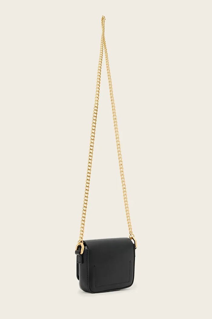 Аксесоари Кожена чанта AllSaints ETTA W340XD черен