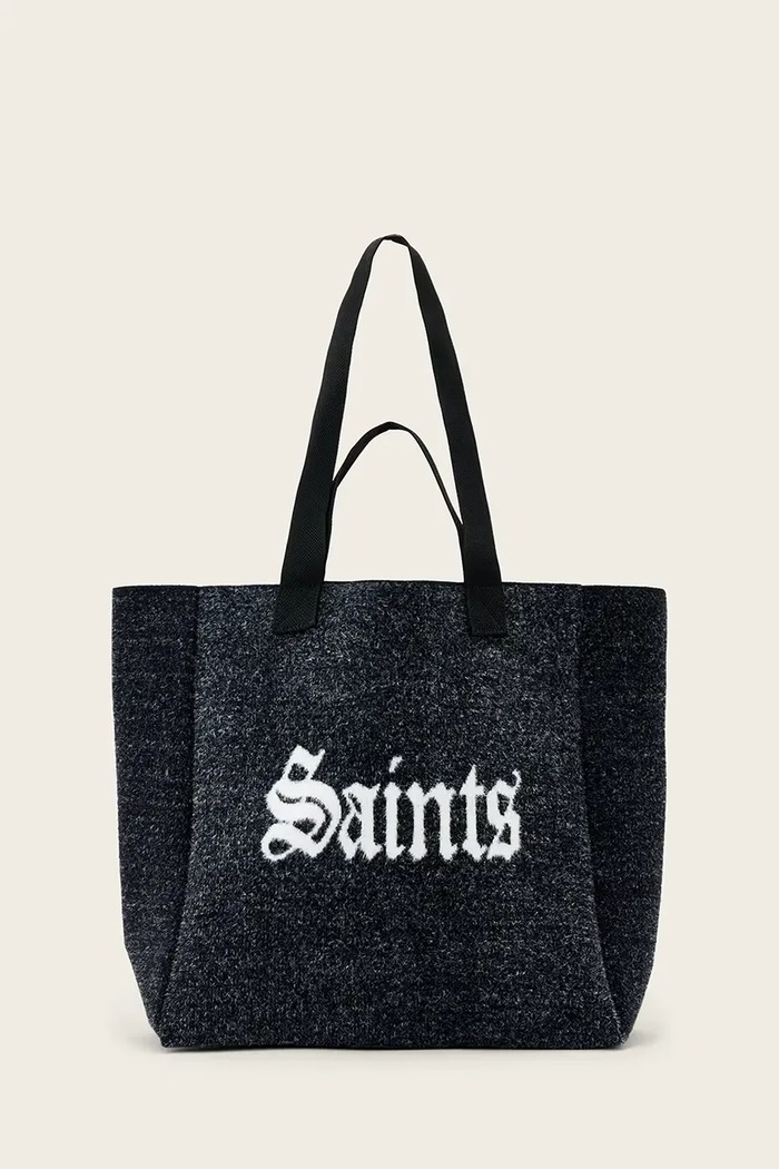 AllSaints torba IZZY mieści A4 czarny W298XD