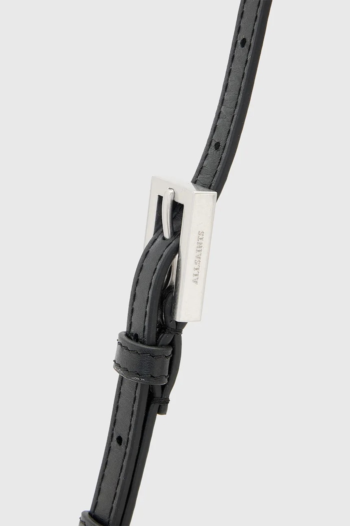 AllSaints poșetă de piele MAEVE maro W268XD