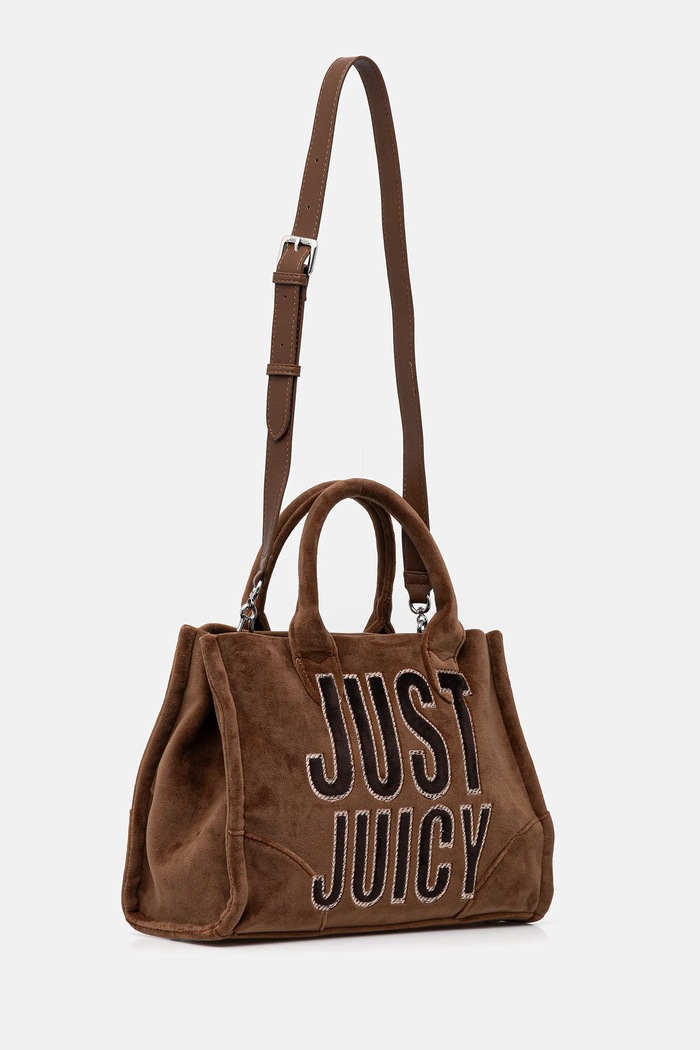 Чанта Juicy Couture Iris Patch BIJIR8948WZC кафяв AW25