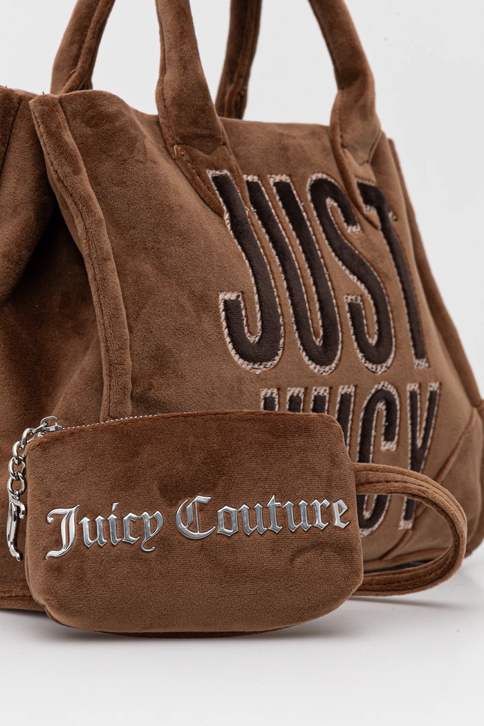 Чанта Juicy Couture Iris Patch кафяв BIJIR8948WZC