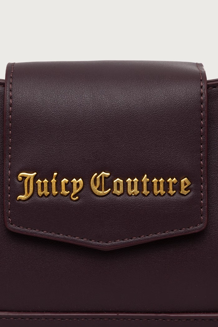 Torebka bagietka damska z imitacji skóry Lily Juicy Couture BIJLL8952WVP fioletowy
