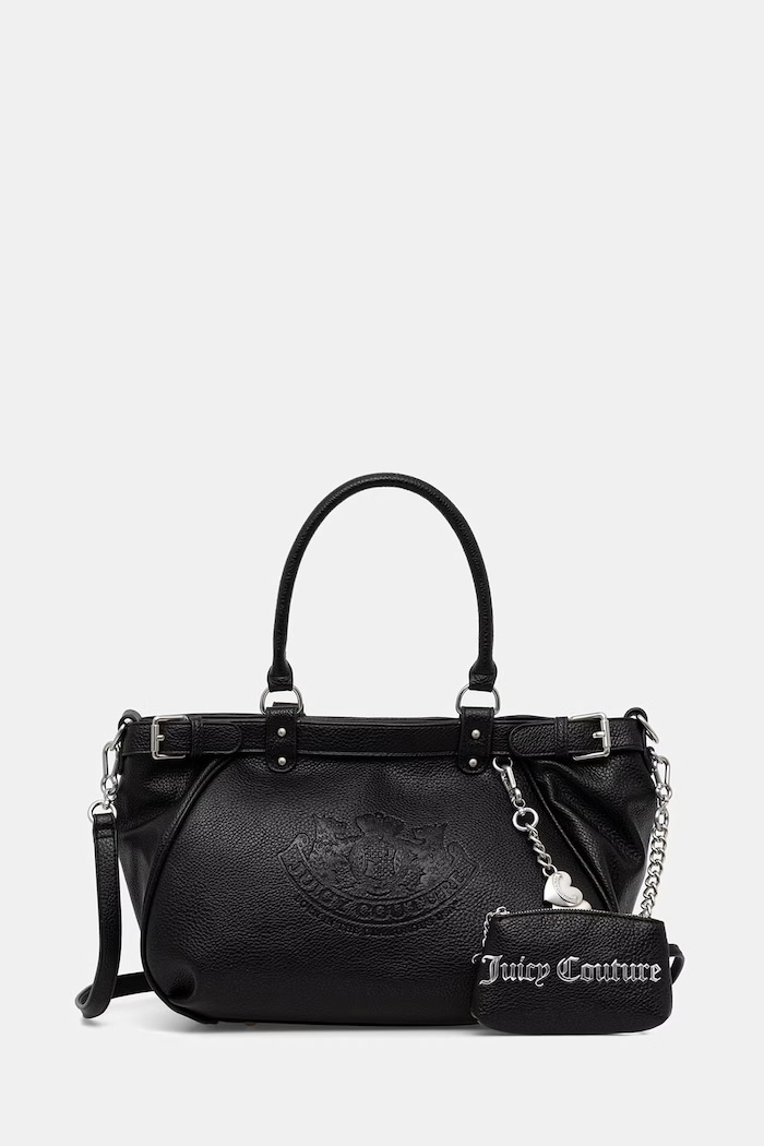 Juicy Couture torebka crossbody damska z imitacji skóry Twig Narrative czarny BIJTG8992WVP
