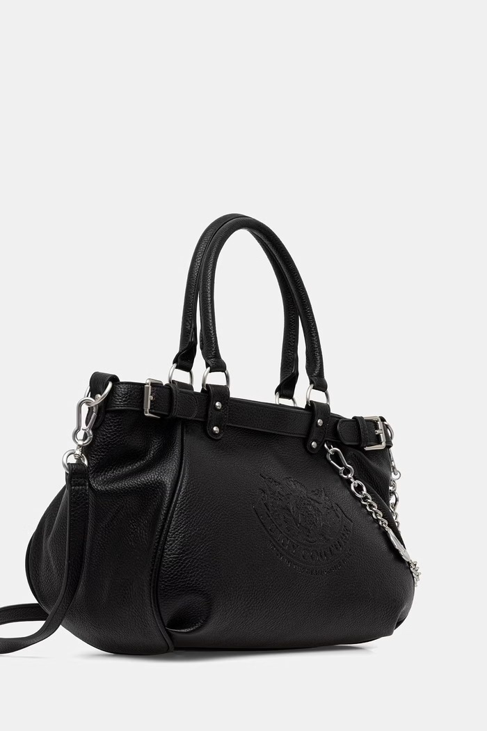 Juicy Couture torebka crossbody damska z imitacji skóry Twig Narrative BIJTG8992WVP czarny SS26