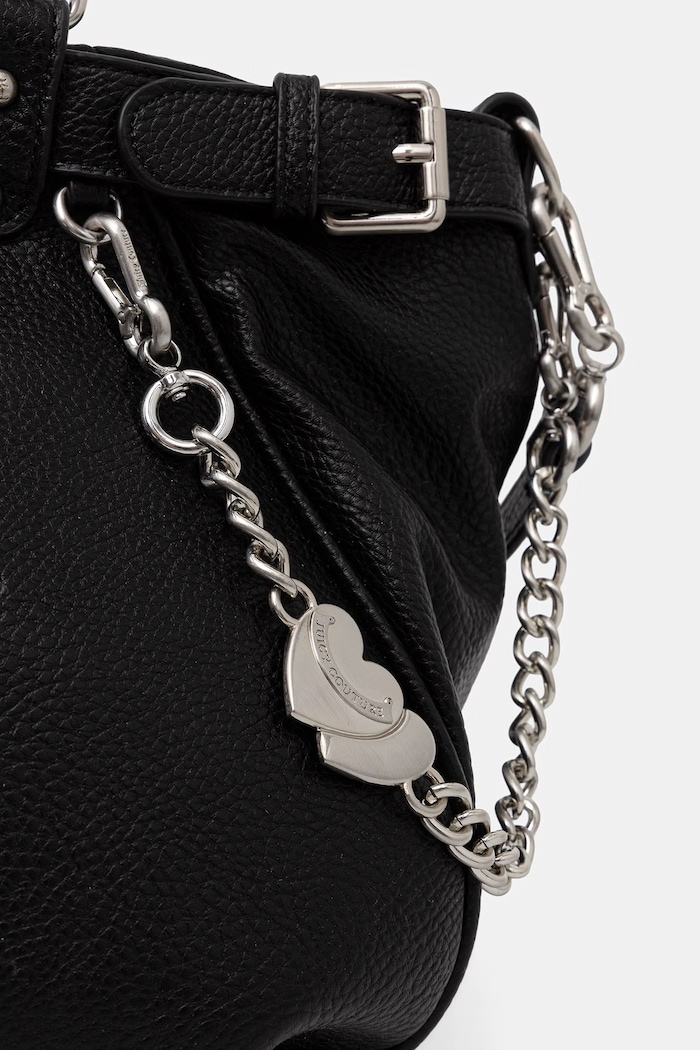 Juicy Couture torebka crossbody damska z imitacji skóry Twig Narrative czarny BIJTG8992WVP