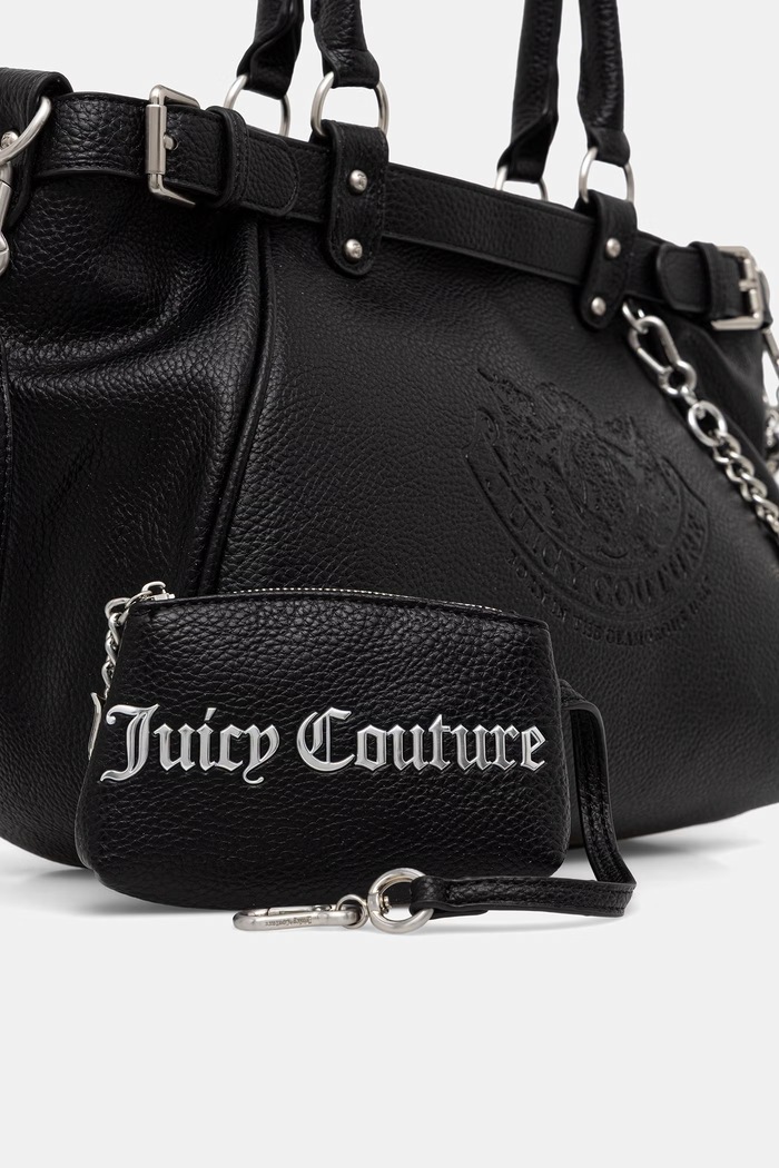 Juicy Couture torebka crossbody damska z imitacji skóry Twig Narrative BIJTG8992WVP czarny