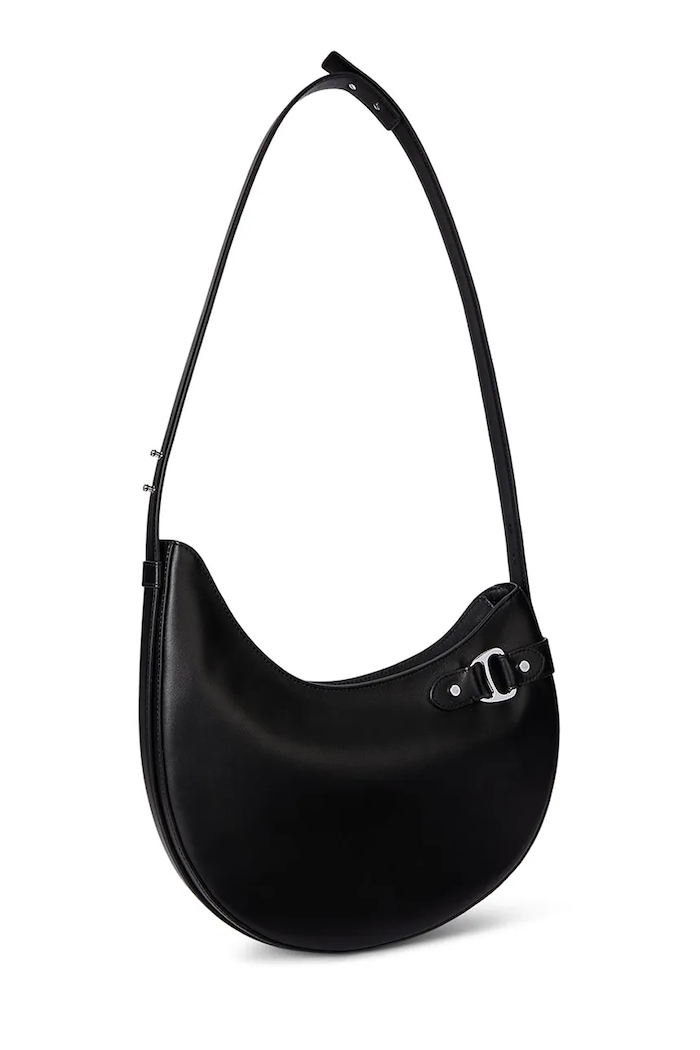 Kožená kabelka Lauren Ralph Lauren 431980156 čierna SS26