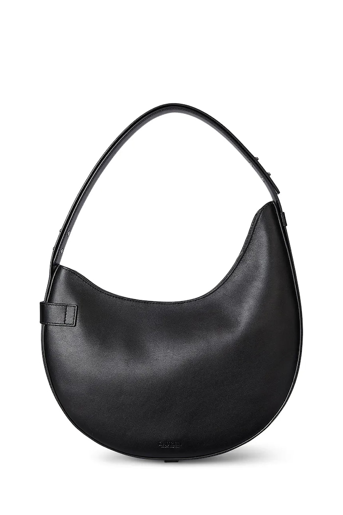 Doplnky Kožená kabelka Lauren Ralph Lauren 431980156 čierna
