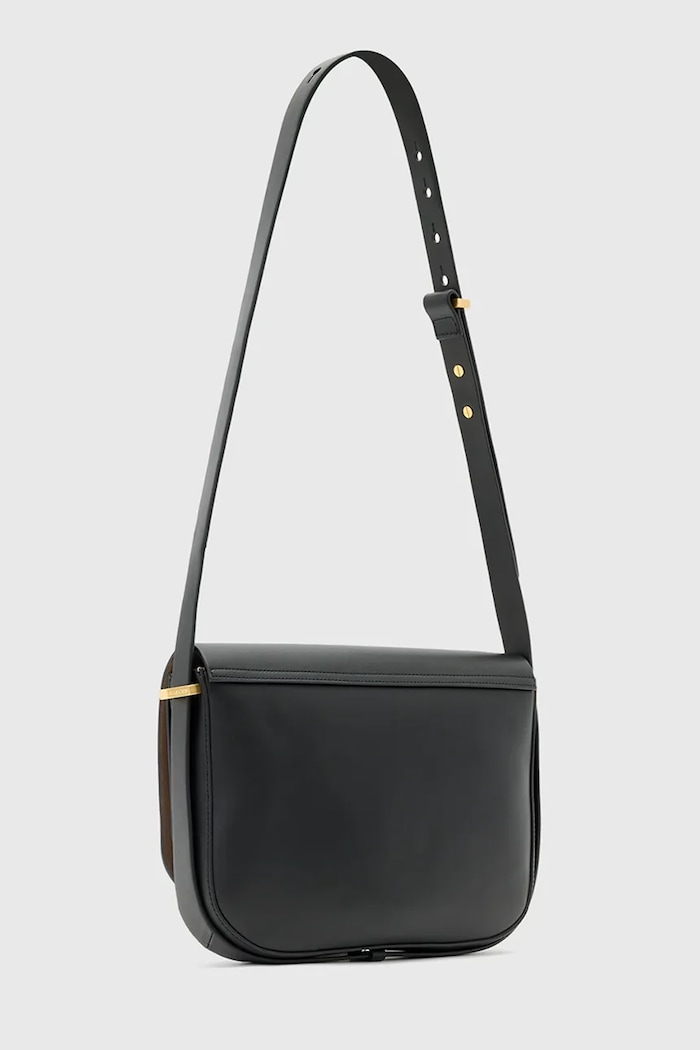 Accessori AllSaints borsa a mano in pelle ETTA W295XD nero