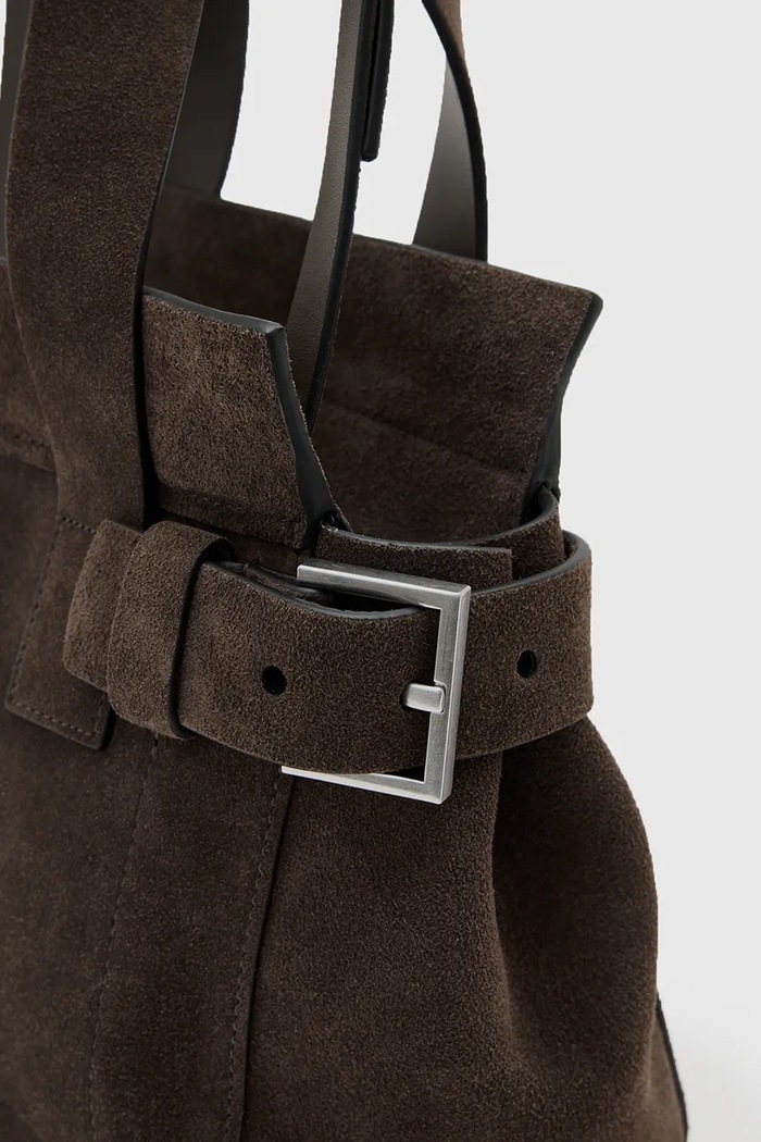 AllSaints Geantă de mână din piele întoarsă PEREZ W358XD