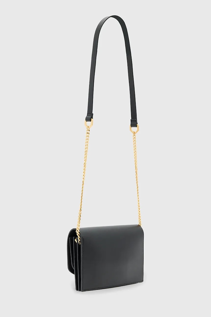 Dodaci Kožna torba AllSaints ETTA W339XD crna