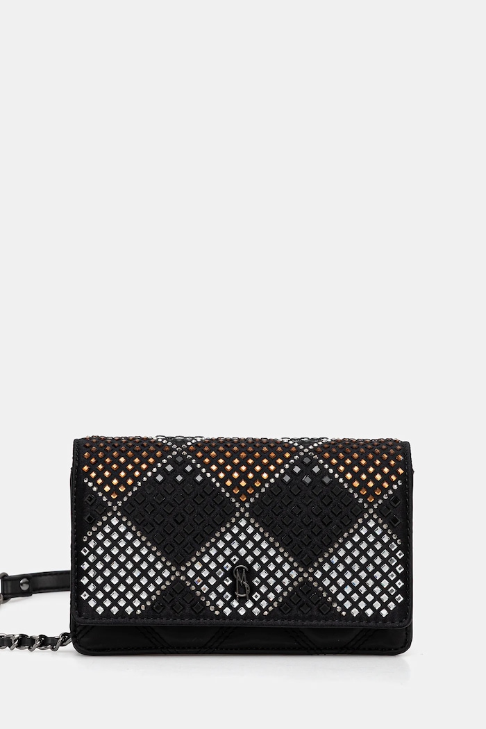 Steve Madden poșetă Baddi nu incape in A4 negru SM13001836