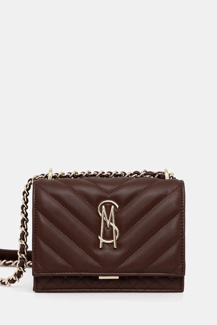 Сумочка Steve Madden Bamara-2 не вміщує А4 коричневий SM13001840