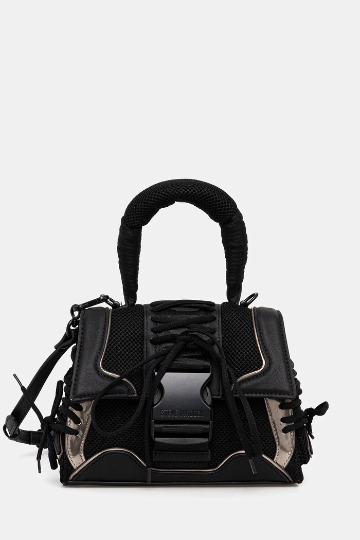 Steve Madden torebka tote damska Bdiego nie mieści A4 czarny SM13000896