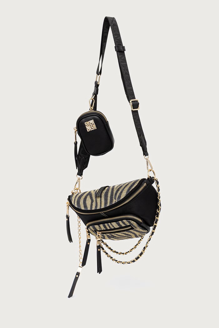 Steve Madden Torebka crossbody damska Bmaximas SM13001420 czarny AA00