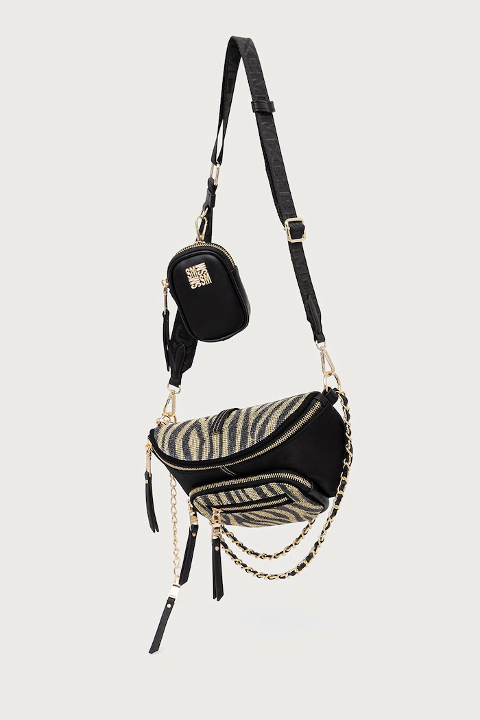 Steve Madden Torebka crossbody damska Bmaximas SM13001420 czarny AA00