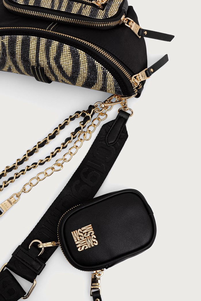 Torebka crossbody damska Bmaximas Steve Madden czarny SM13001420