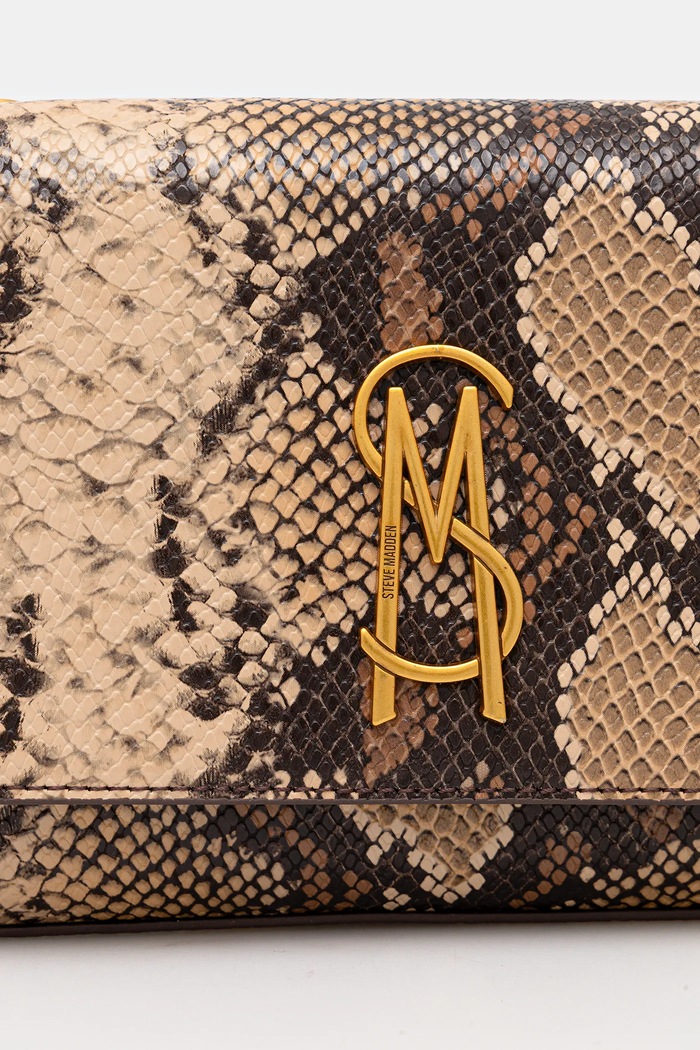 Steve Madden kabelka do ruky dámska z imitácie kože Bramone hnedá SM13001312