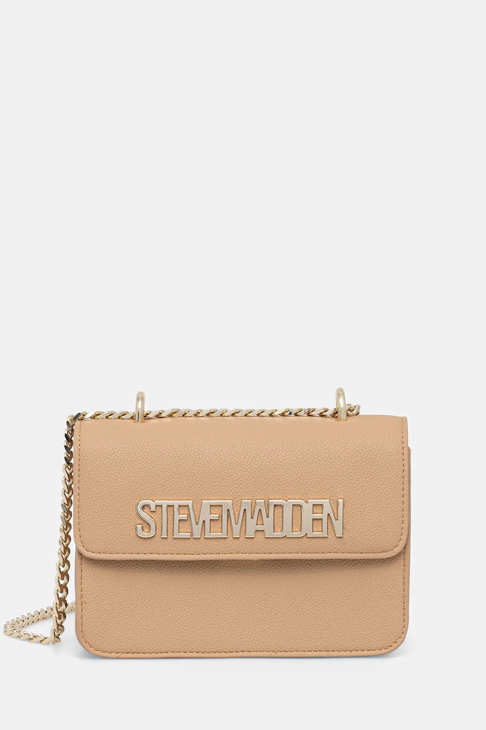 Kabelka Steve Madden Bstakes-2 imitácia kože béžová SM13001826