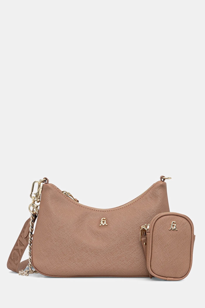 Kabelka Steve Madden Bsin imitácia kože béžová SM13001827