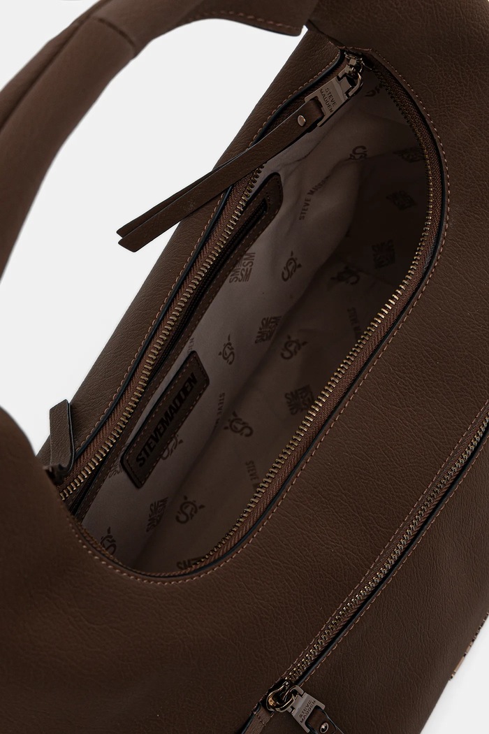 Steve Madden hobo torbica ženska iz umetnega usnja Biva-V SM13002217 rjava