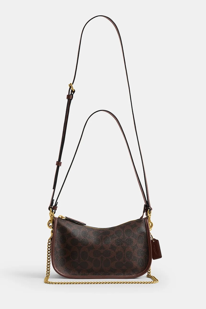 Coach torebka Waverly CCC38 brązowy AW25