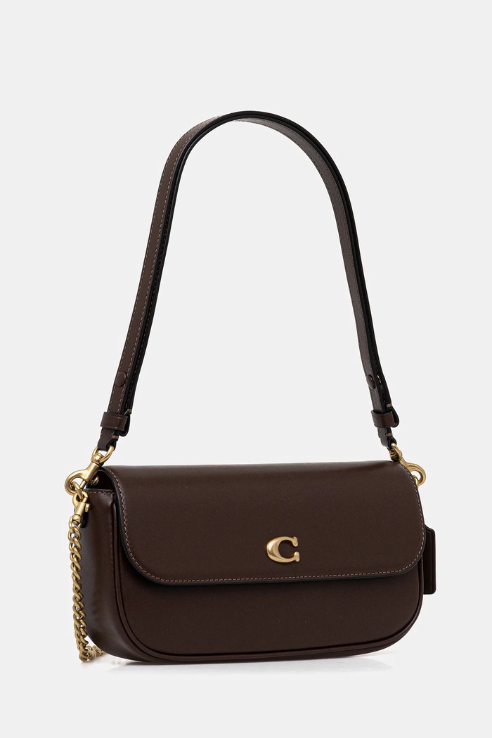Coach leather handbag Brook CAN90 brown AA00
