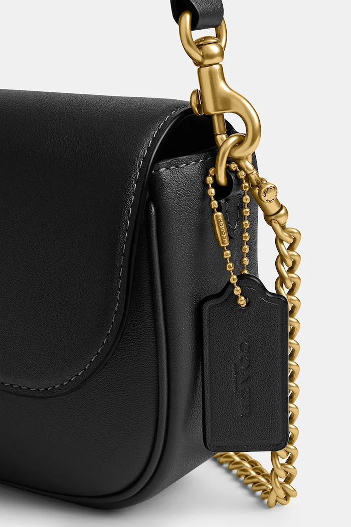 Coach torebka skórzana Brook Flap Chain Bag CAN90