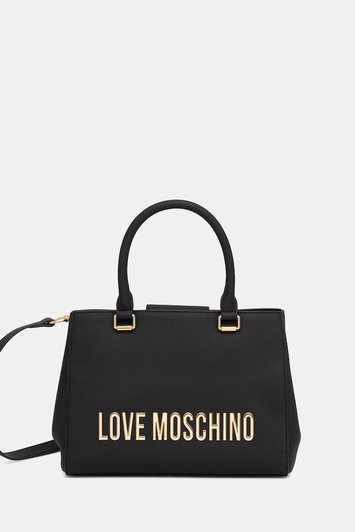 Love Moschino torebka aplikacja czarny JC4022PP0NKD0000