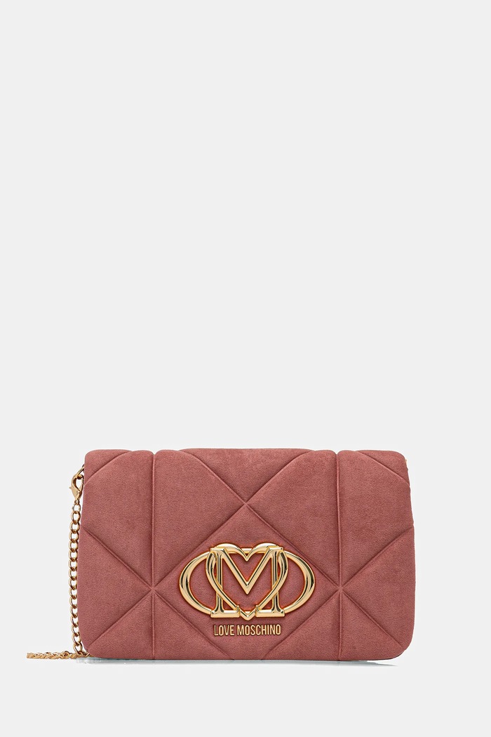 Kabelka Love Moschino nášivka oranžová JC4043PP0NKE0611