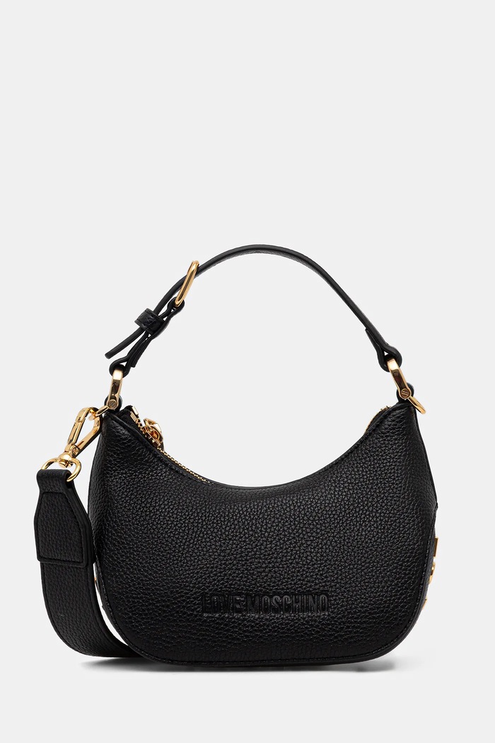 Kabelka Love Moschino imitácia kože čierna JC4019PP0NLT0000