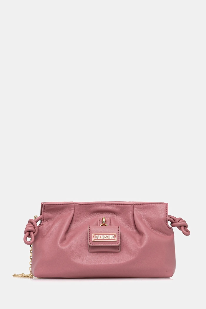 Love Moschino poșetă uni roz JC4363PP0NKN0611