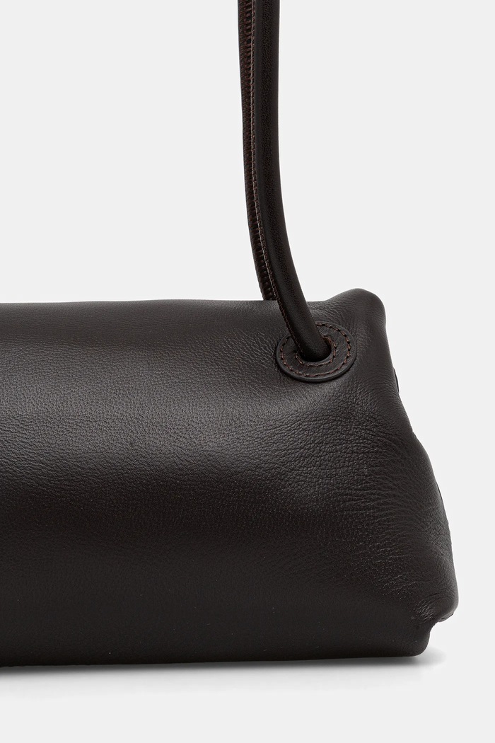 Αξεσουάρ Trussardi Δερμάτινη τσάντα Trussardi Z610E005987N καφέ