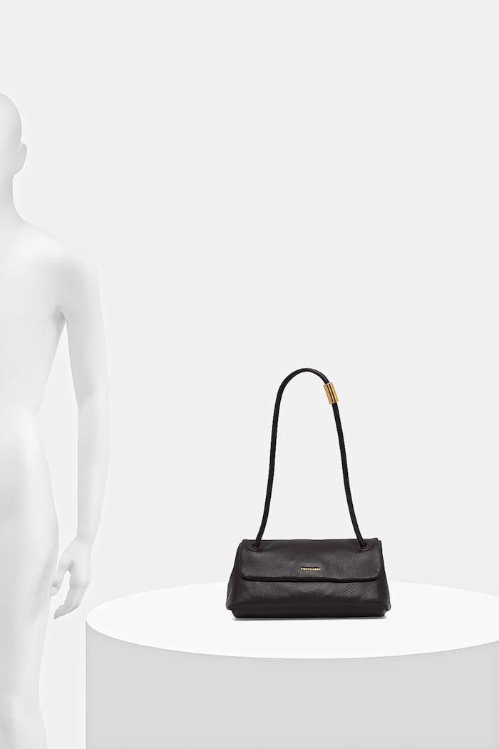 Trussardi Δερμάτινη τσάντα Trussardi Z610E005987N