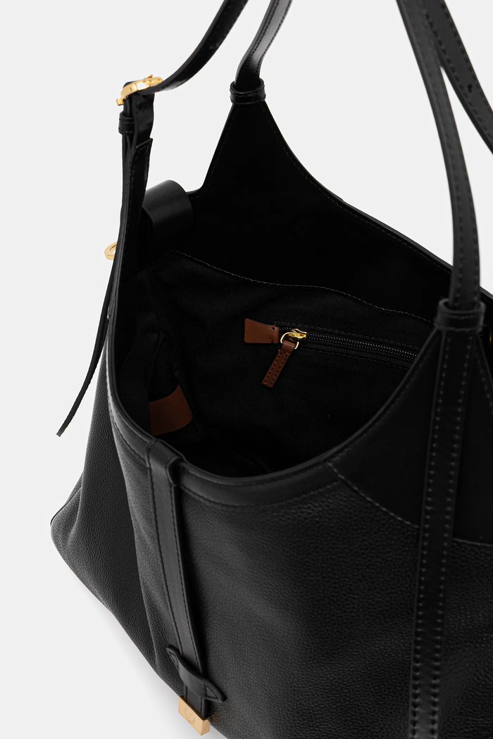 Pollini geantă de piele PC4400PP0NQA1 negru