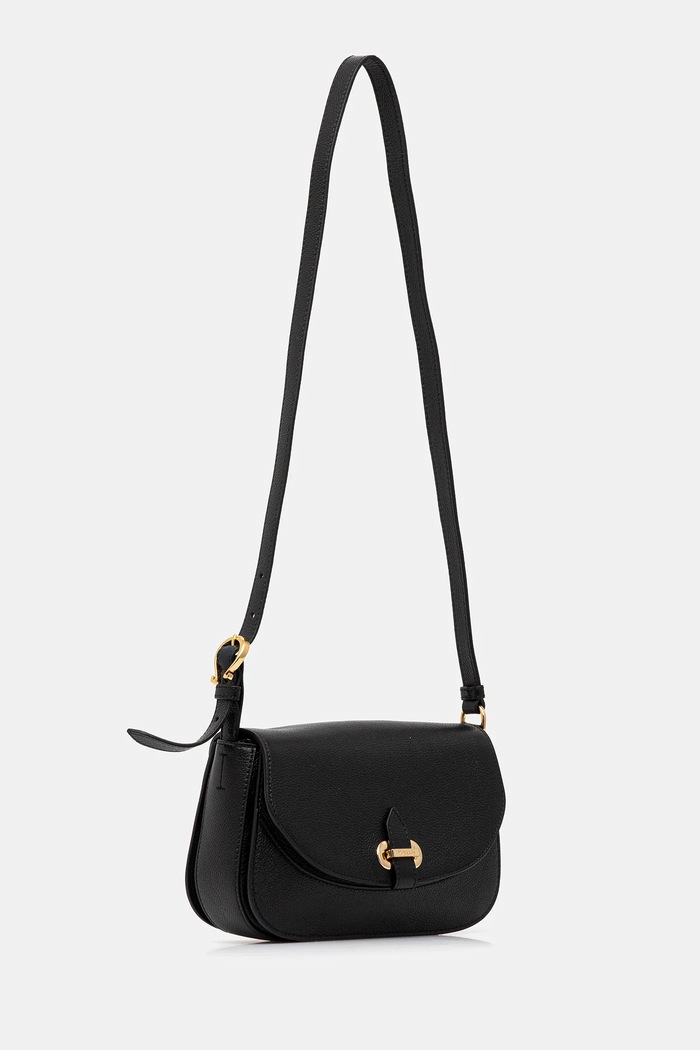 Pollini torebka skórzana PC4404PP0NQC0 czarny AW25