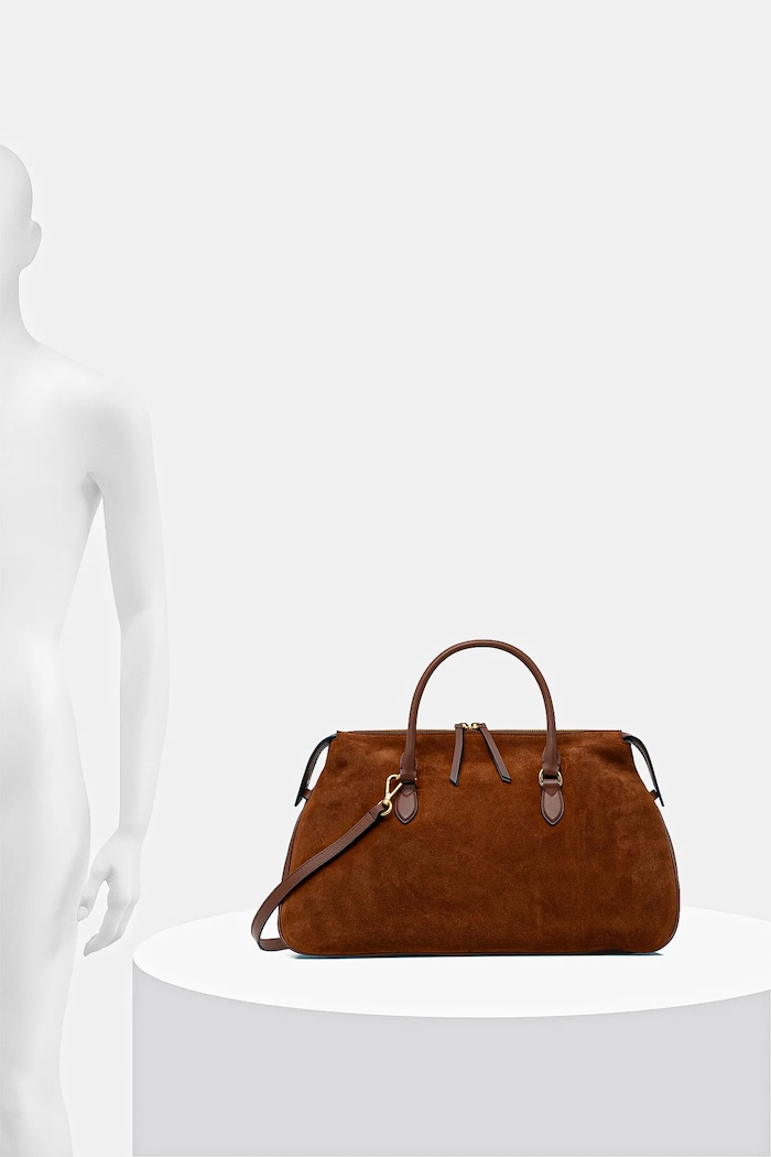 Pollini Geantă de mana din piele întoarsă PC4406PP0NQD1