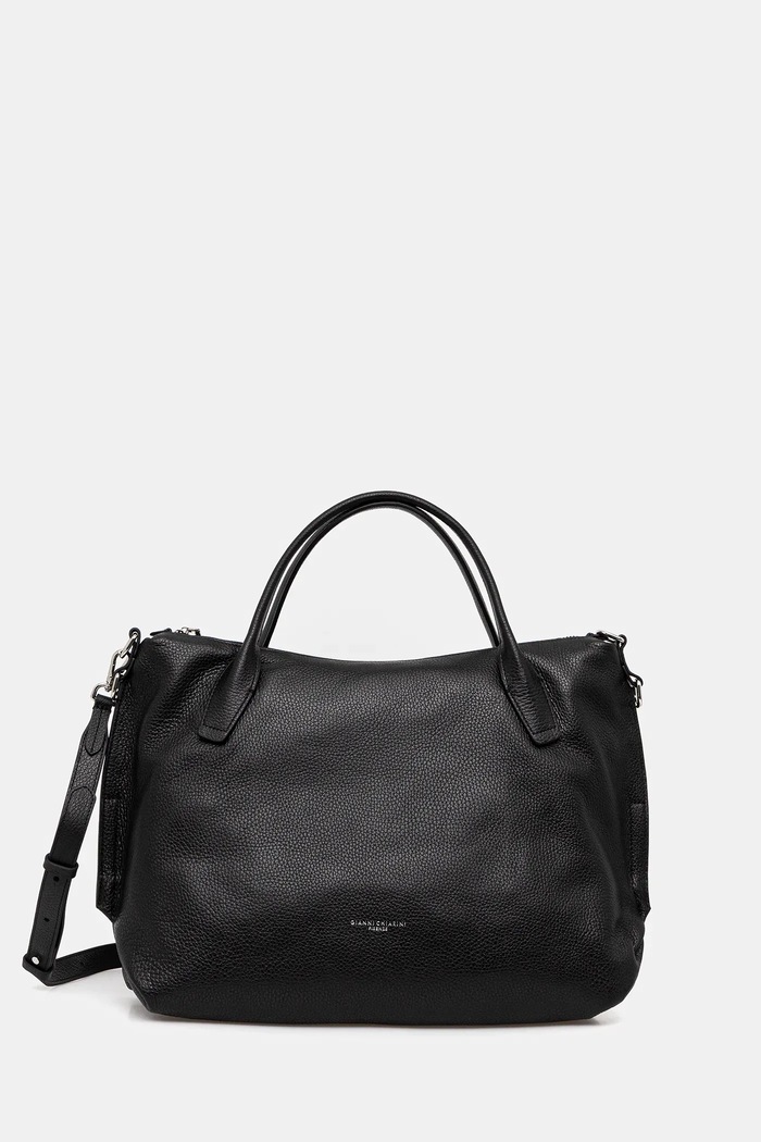 Gianni Chiarini geantă de mână din piele întoarsă CINDY uni negru BS.11700.CM