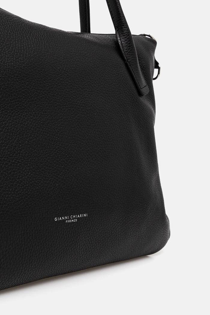 Accesorii Gianni Chiarini geantă de mână din piele întoarsă CINDY BS.11700.CM negru