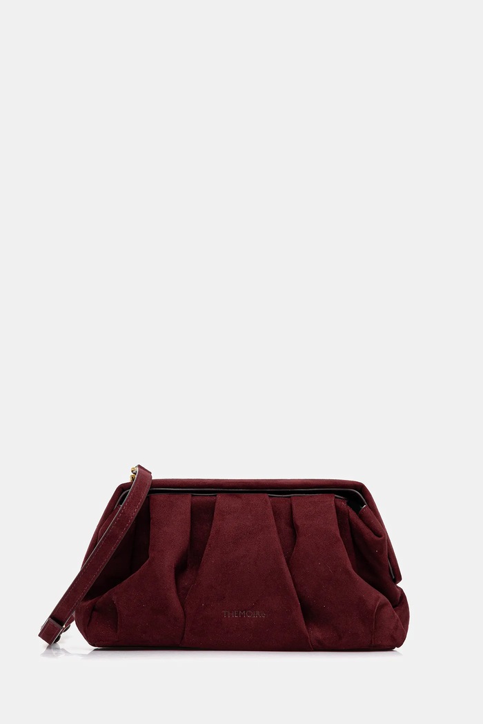 Kabelka Themoire imitácia semišu burgundské TMFW25AFSUE120