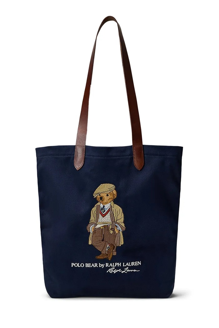 Polo Ralph Lauren torebka mieści A4 granatowy 405974589