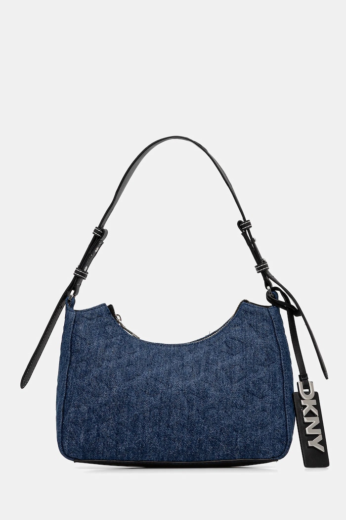 Dkny geantă de blugi SHELLY uni albastru R523VK81