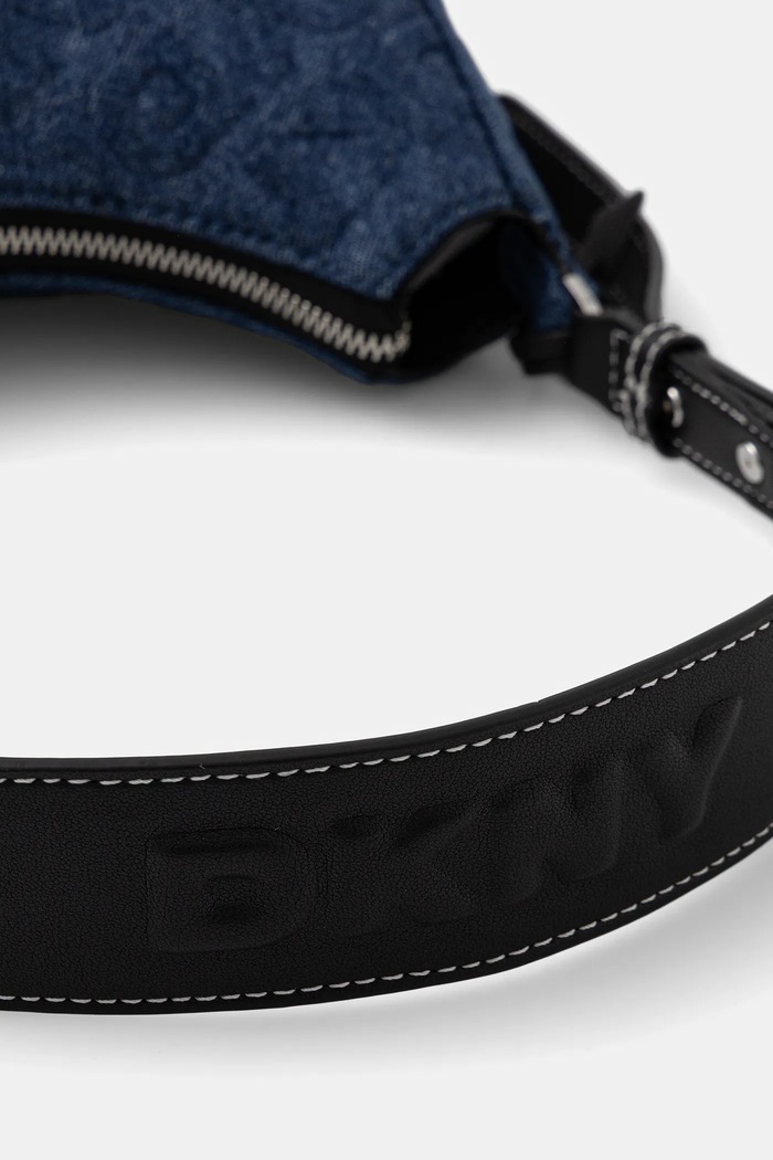 Dkny geantă de blugi SHELLY albastru R523VK81