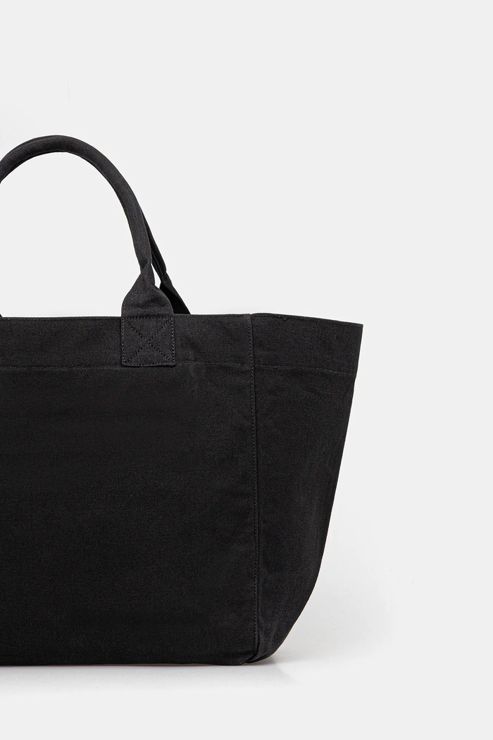 Аксесоари Памучна чанта GANNI Shopper XXL Pocket Dog Print A7083 черен