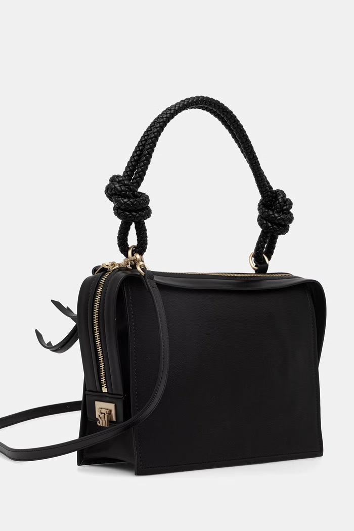 Steve Madden torebka tote damska z imitacji skóry Bamren SM13002305 czarny SS26