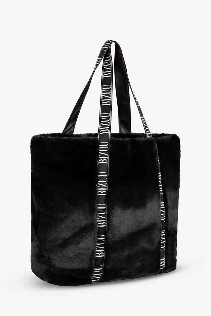 BIZUU Shopper γυναικεία FUZZY FUZZY.CZARNY μαύρο AW25