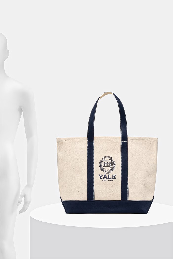 Kabelka Sporty & Rich Yale Crest Tote BA006611677BE23
