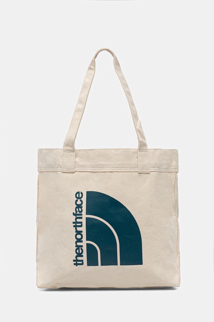 The North Face pamut táska COTTON TOTE SPACE textil bézs NF0A3VWQBQ51