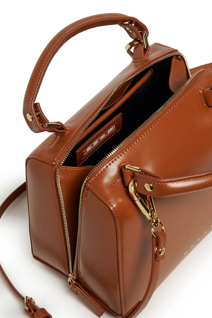 Dětská kabelka Marni MW103F SCHOOL BAG BAGS hnědá M01608